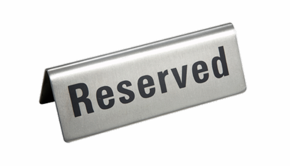 Reservation