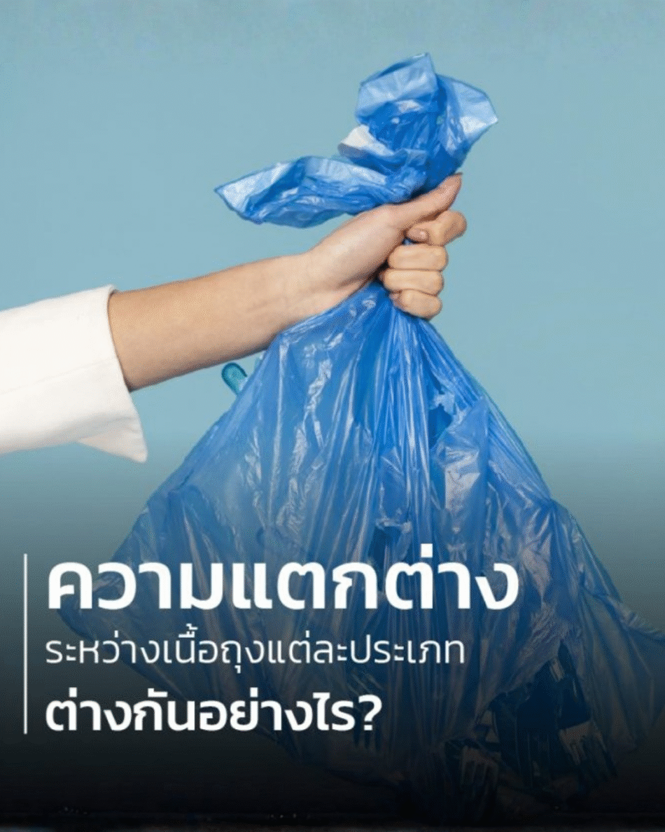 ความแตกต่างระหว่างเนื้อถุงแต่ละประเภท ต่างกันอย่างไร?